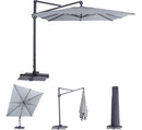 Cantilever Aluminium Outdoor Umbrella | 3m x 3m